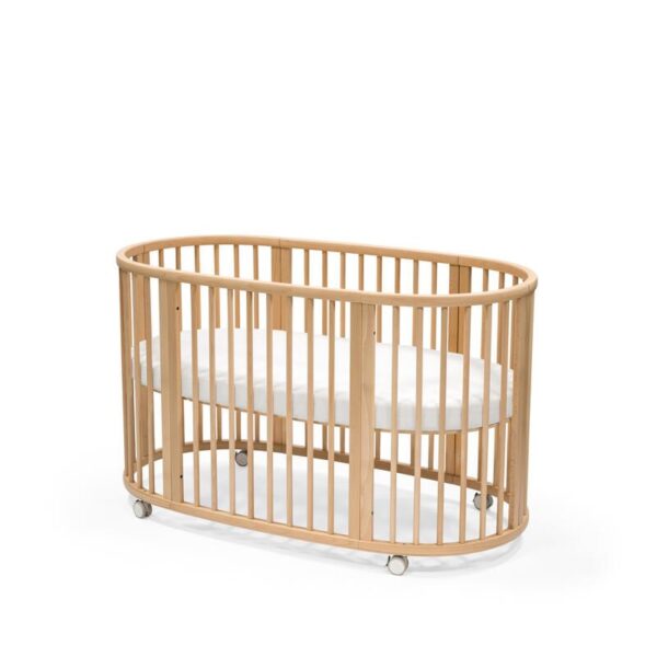 sleepi-bed_natural_closed_mattress_shwht_5046 Lit bébé évolutif Sleepi Natural - STOKKE