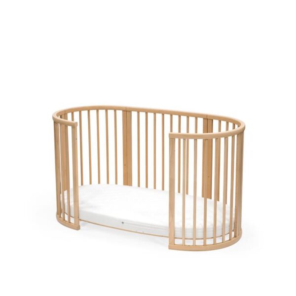 sleepi-bed_natural_open-low_mattress_5077 Lit bébé évolutif Sleepi Natural - STOKKE