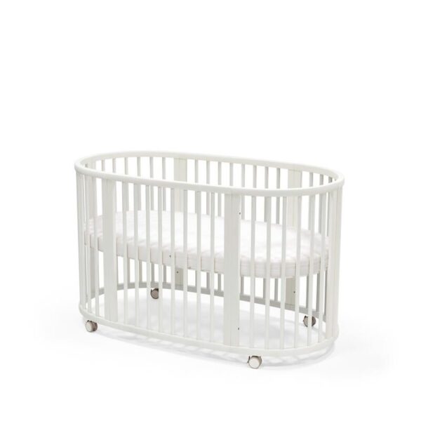 sleepi-bed_white_closed_mattress_5046 Lit bébé évolutif Sleepi White - STOKKE