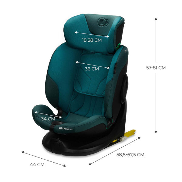 vvv Siège auto I-FIX i-Size - Vert foncé
