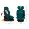 vvvvvvv Siège auto I-GROW 2 PLUS - Vert foncé