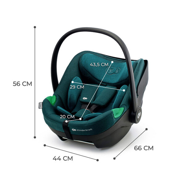 Siège auto I-CARE I-SIZE - Vert foncé