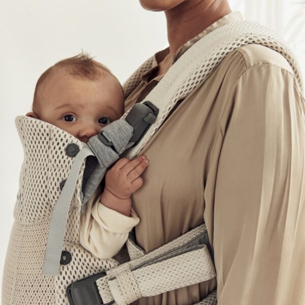 Porte-bébé Harmony en Mesh 3D crème